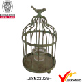 Rustic Decorative Metal Birdcage Tealight Candle Holder